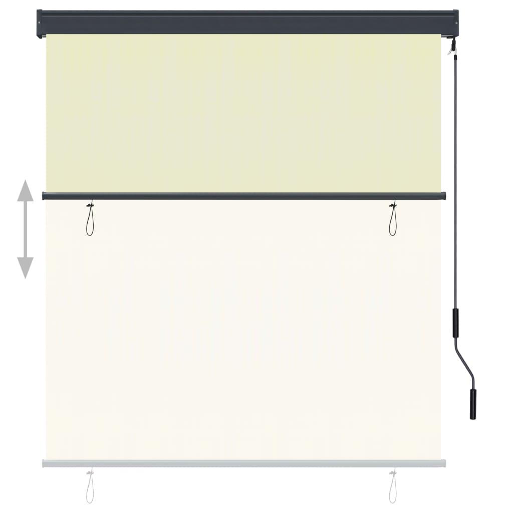 Outdoor Roller Blind 55.1"x98.4" Cream at Set Shop and Smile