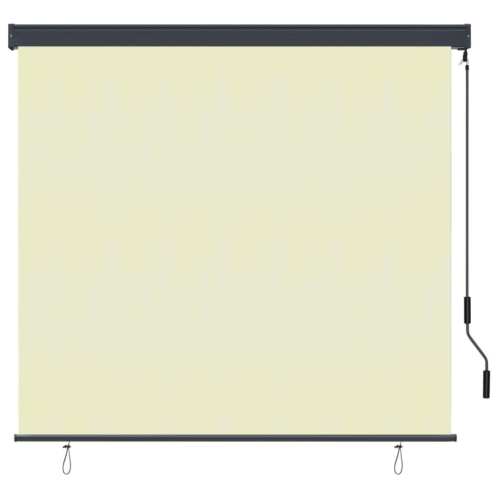 Outdoor Roller Blind 63"x98.4" Cream at Set Shop and Smile