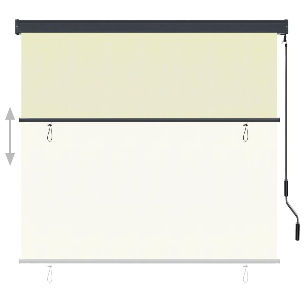Outdoor Roller Blind 66.9"x98.4" Cream at Set Shop and Smile