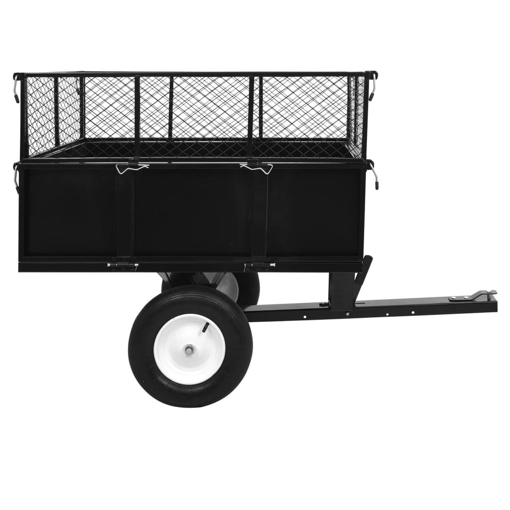Tipping Trailer for Lawn Mower 661.4 lb Load at Set Shop and Smile