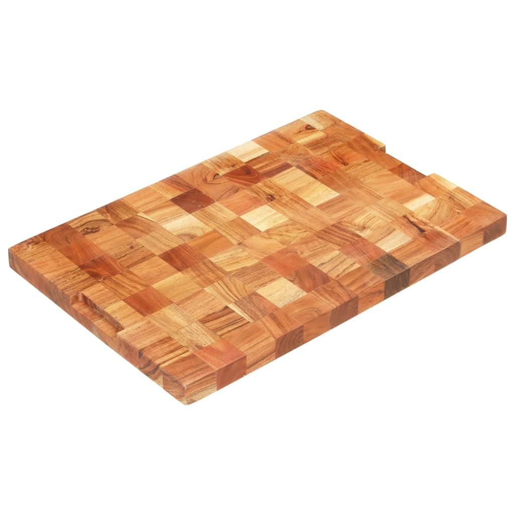 Chopping Board 23.6"x15.7"x1.5" Solid Wood Acacia at Set Shop and Smile