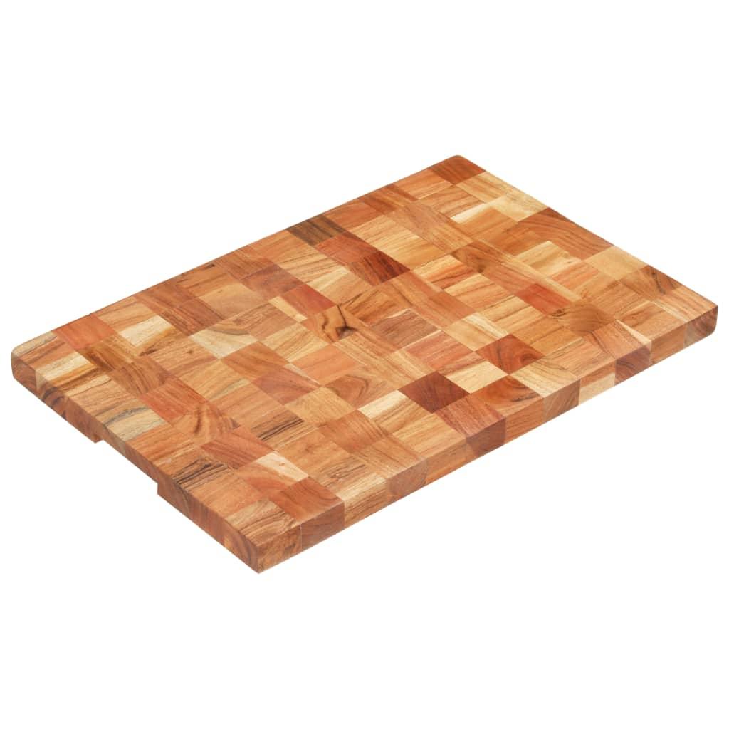 Chopping Board 23.6"x15.7"x1.5" Solid Wood Acacia at Set Shop and Smile