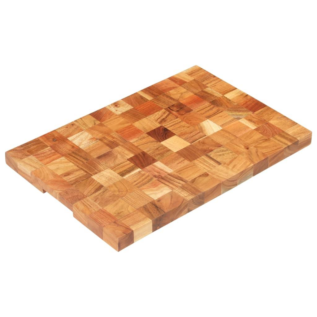 Chopping Board 23.6"x15.7"x1.5" Solid Wood Acacia at Set Shop and Smile
