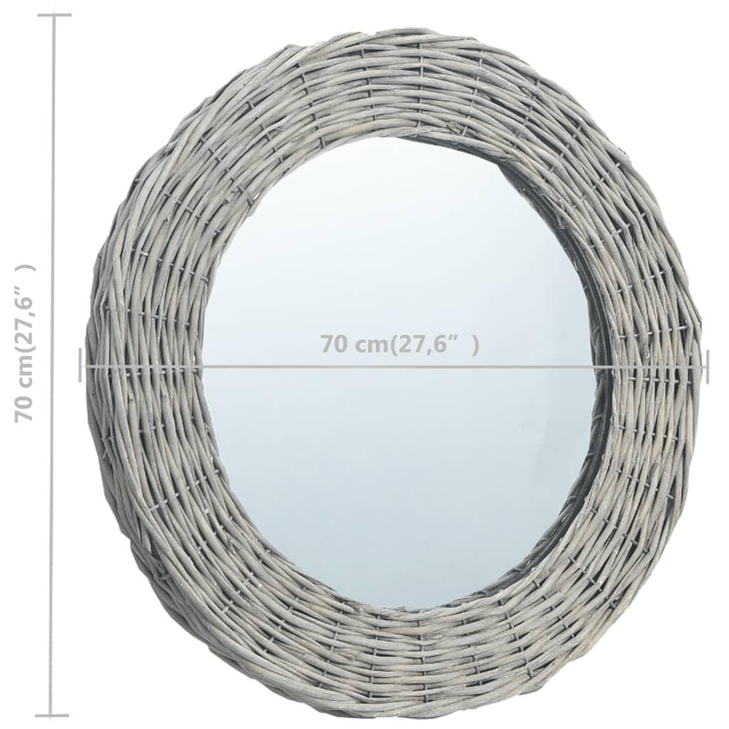 Mirror 27.6" Wicker at Set Shop and Smile