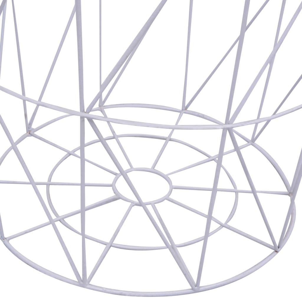 Coffee Table White Ø 18.5" at Set Shop and Smile