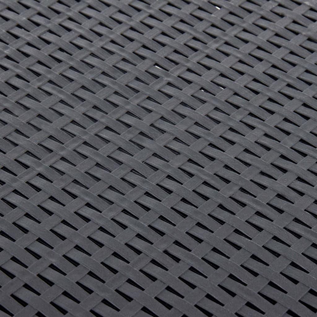 Side Table Anthracite 21.3"x21.3"x14.4" Plastic at Set Shop and Smile