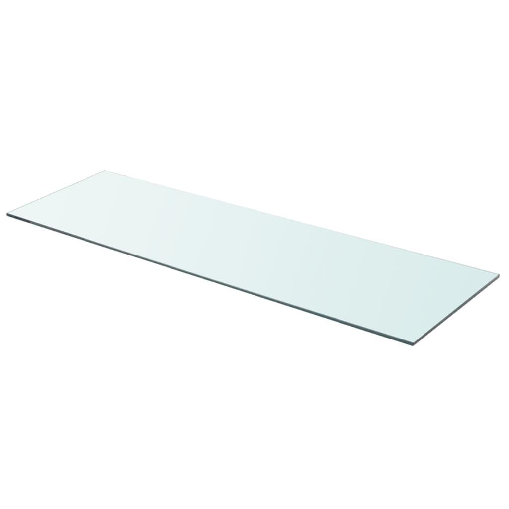 Shelves 2 pcs Panel Glass Clear 35.4"x11.8" at Set Shop and Smile