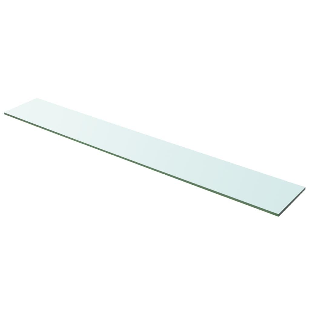 Shelves 2 pcs Panel Glass Clear 39.4"x5.9" at Set Shop and Smile