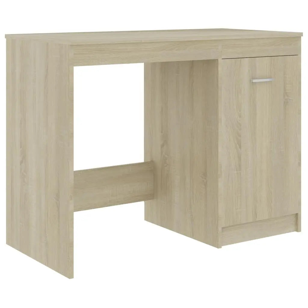 Desk Sonoma Oak 39.4"x19.7"x29.9" Engineered Wood at Set Shop and Smile