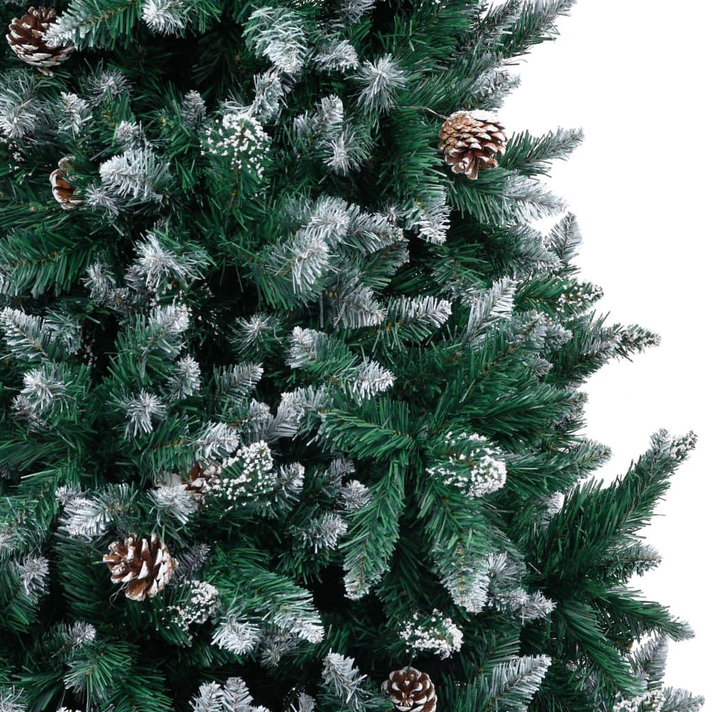 Artificial Christmas Tree with Pine Cones and White Snow 8 ft at Set Shop and Smile