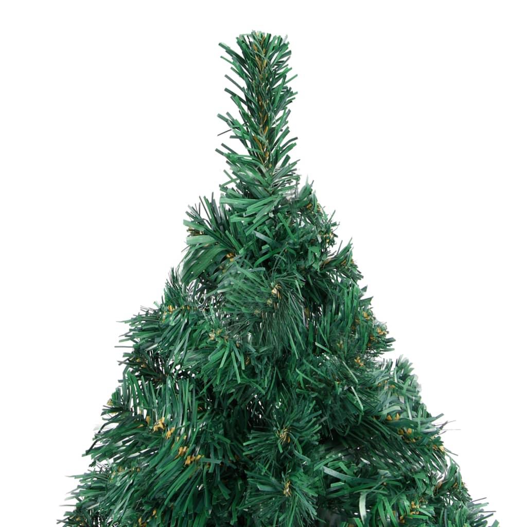Artificial Christmas Tree with Thick Branches Green 7 ft PVC at Set Shop and Smile