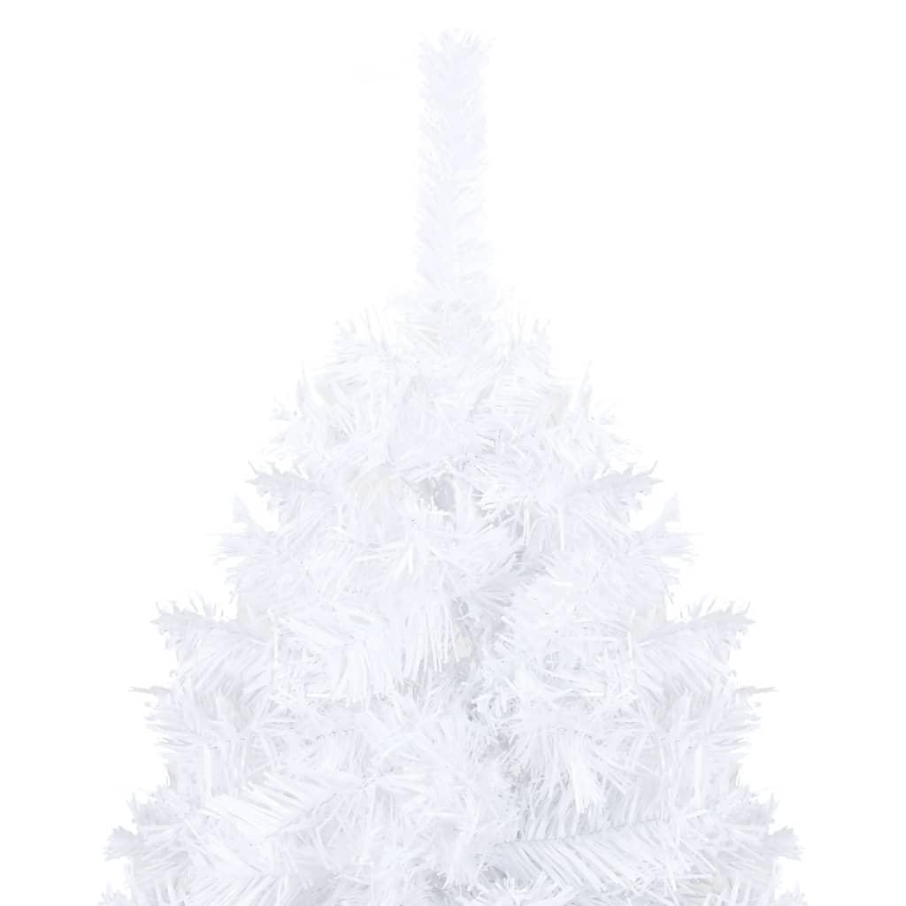 Artificial Christmas Tree with Thick Branches White 5 ft PVC at Set Shop and Smile