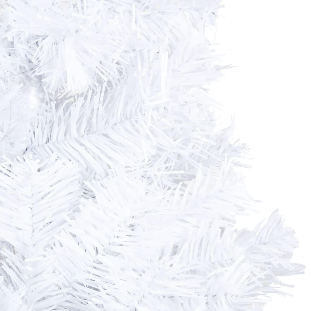 Artificial Christmas Tree with Thick Branches White 5 ft PVC at Set Shop and Smile