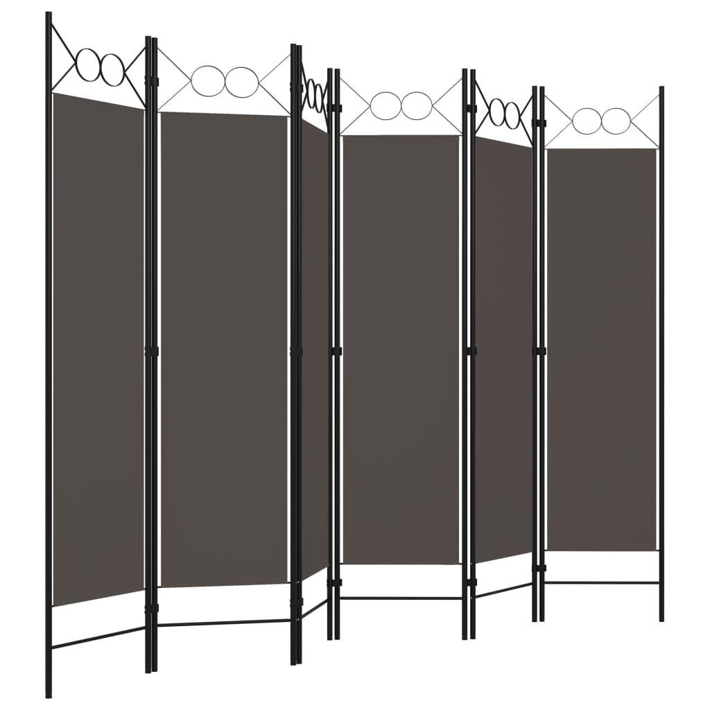 6-Panel Room Divider Anthracite 94.5"x70.9" at Set Shop and Smile