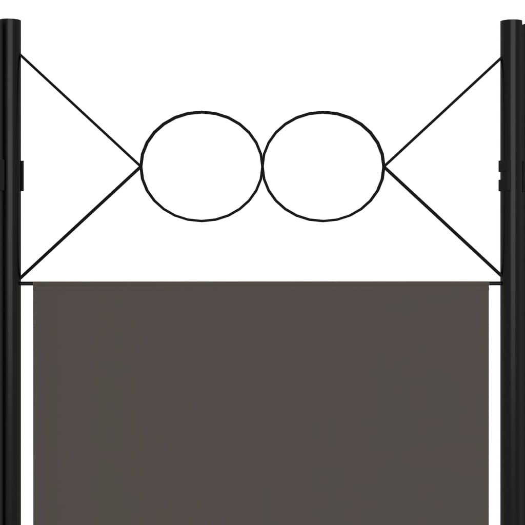 6-Panel Room Divider Anthracite 94.5"x70.9" at Set Shop and Smile
