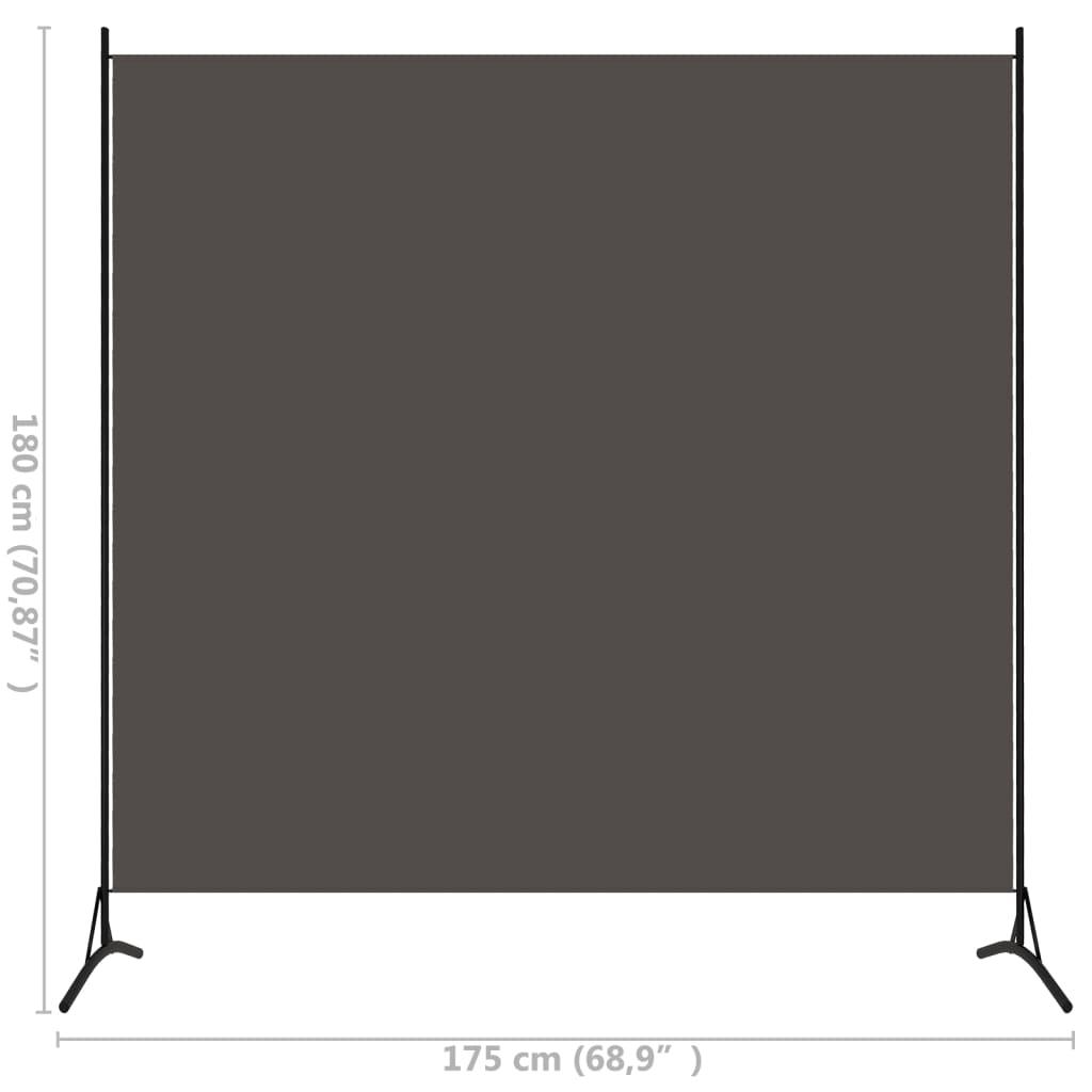 1-Panel Room Divider Anthracite 68.9"x70.9" at Set Shop and Smile