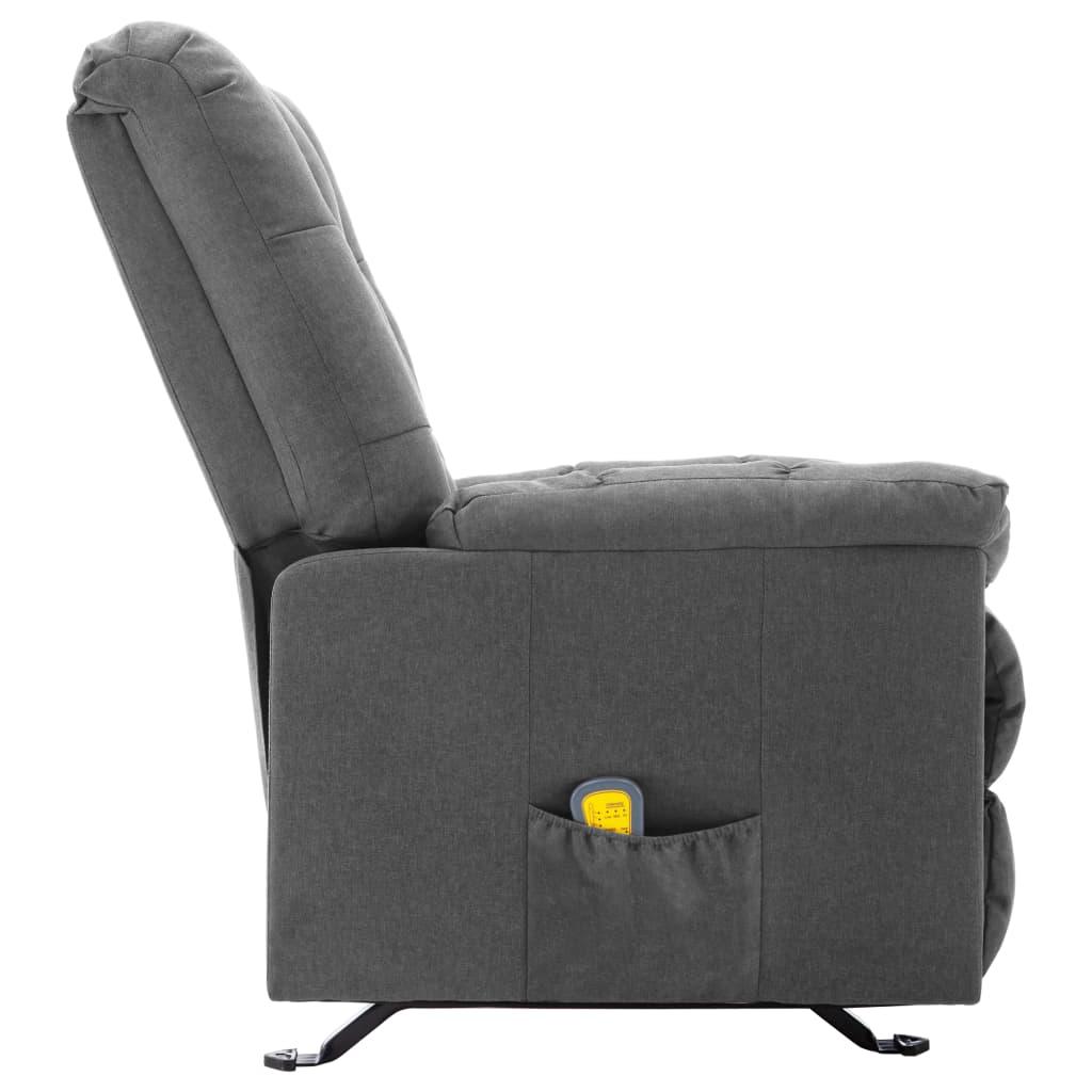 Recliner Light Gray Fabric at Set Shop and Smile