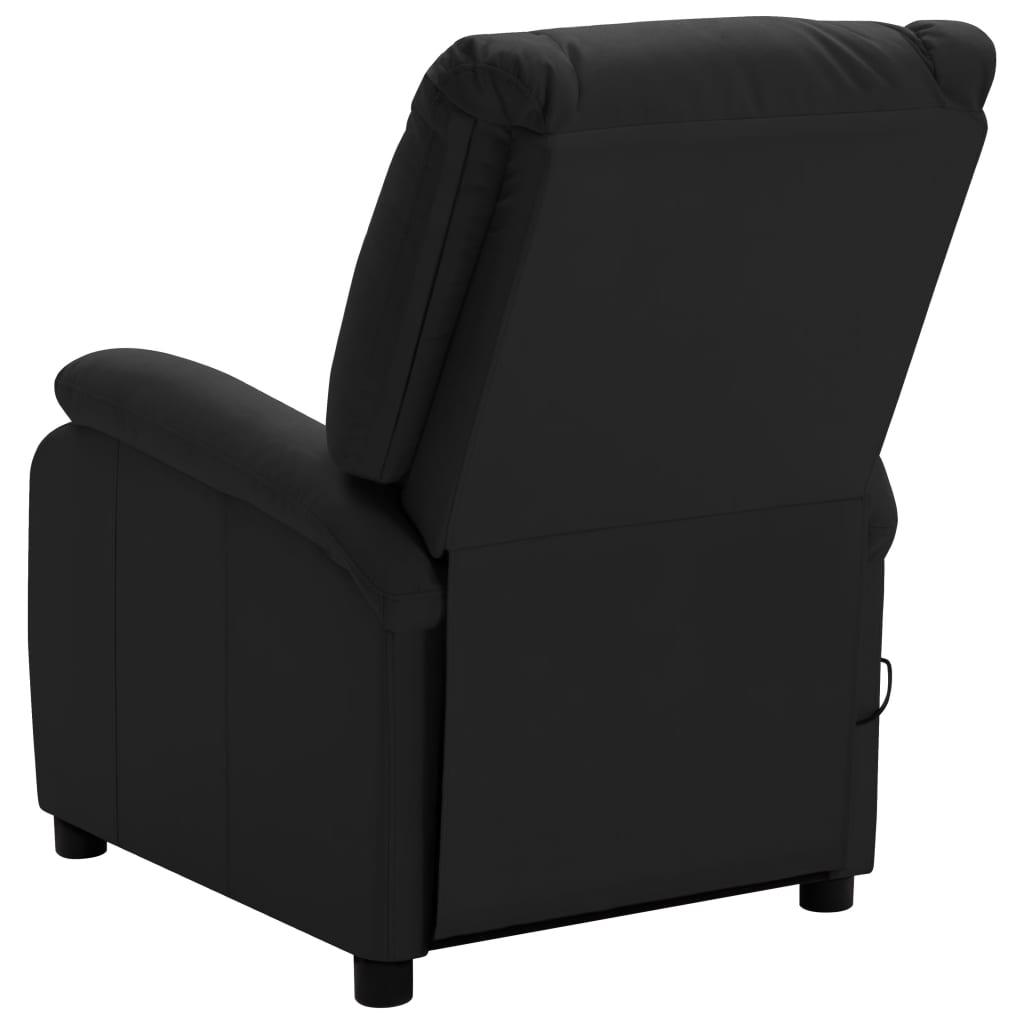 Massage Chair Black Faux Leather at Set Shop and Smile