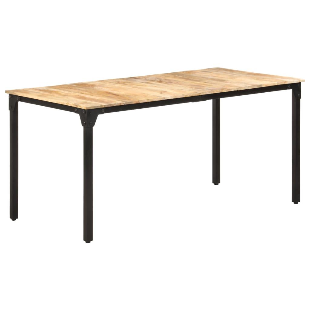 Dining Table 63"x31.5"x29.9" Rough Mango Wood at Set Shop and Smile