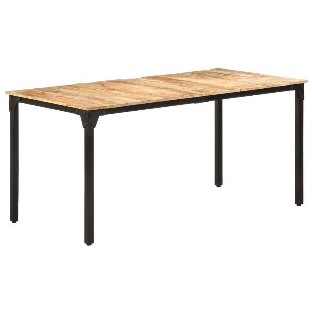 Dining Table 63"x31.5"x29.9" Rough Mango Wood at Set Shop and Smile