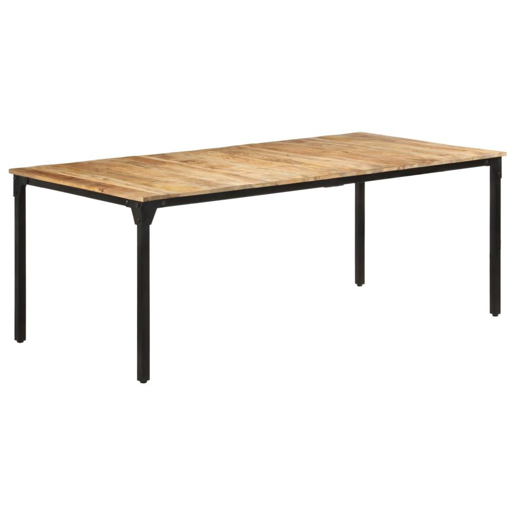 Dining Table 78.7"x39.4"x29.9" Rough Mango Wood at Set Shop and Smile