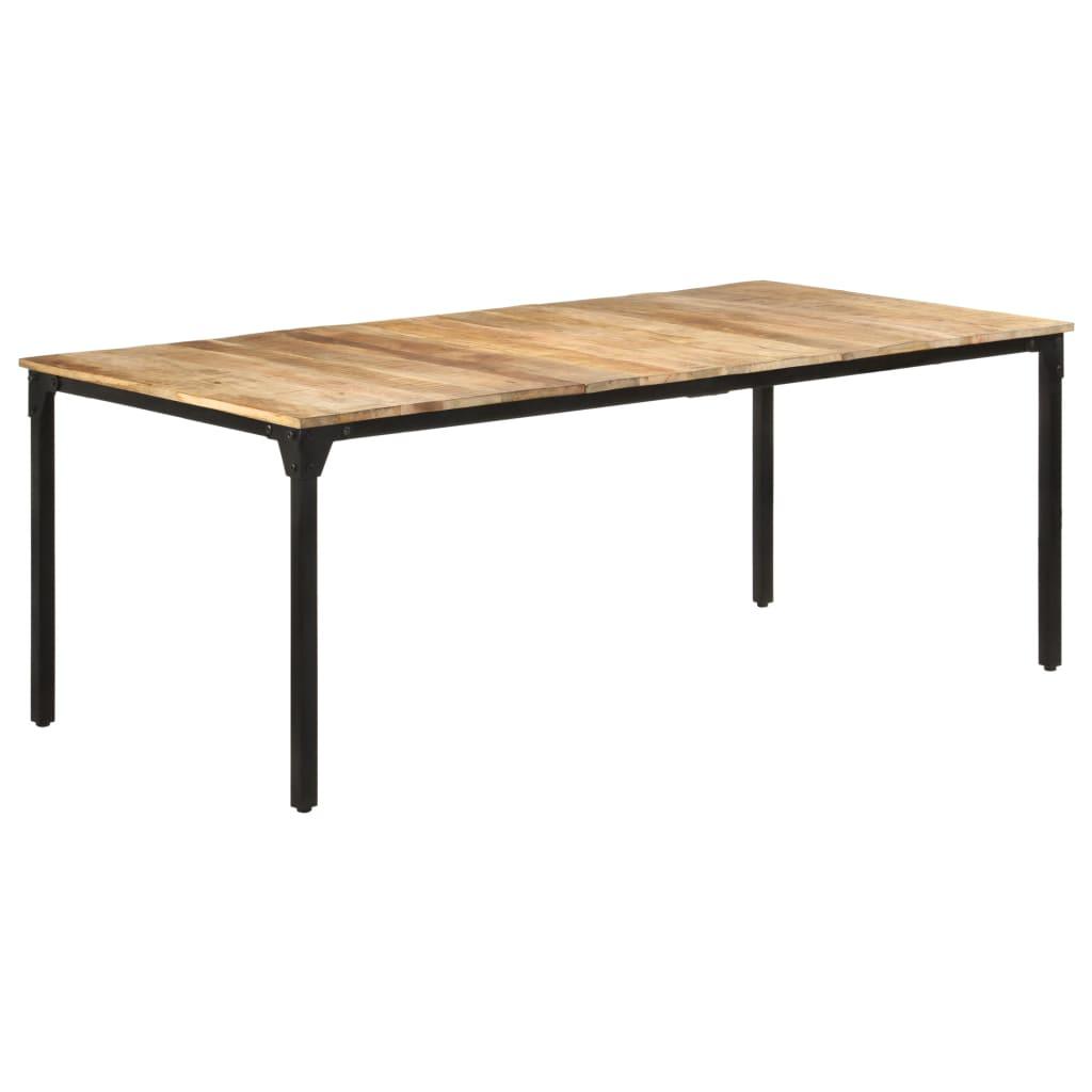 Dining Table 78.7"x39.4"x29.9" Rough Mango Wood at Set Shop and Smile