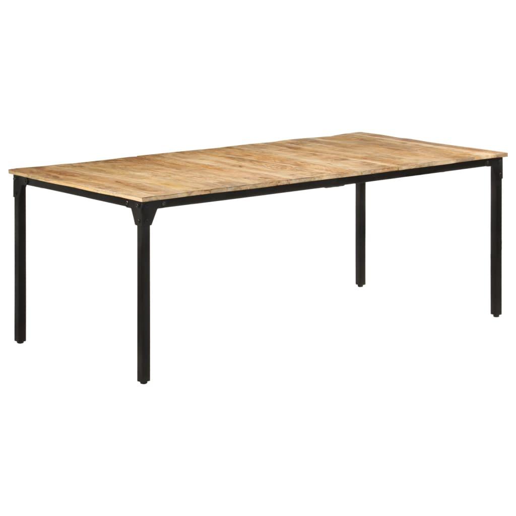 Dining Table 78.7"x39.4"x29.9" Rough Mango Wood at Set Shop and Smile