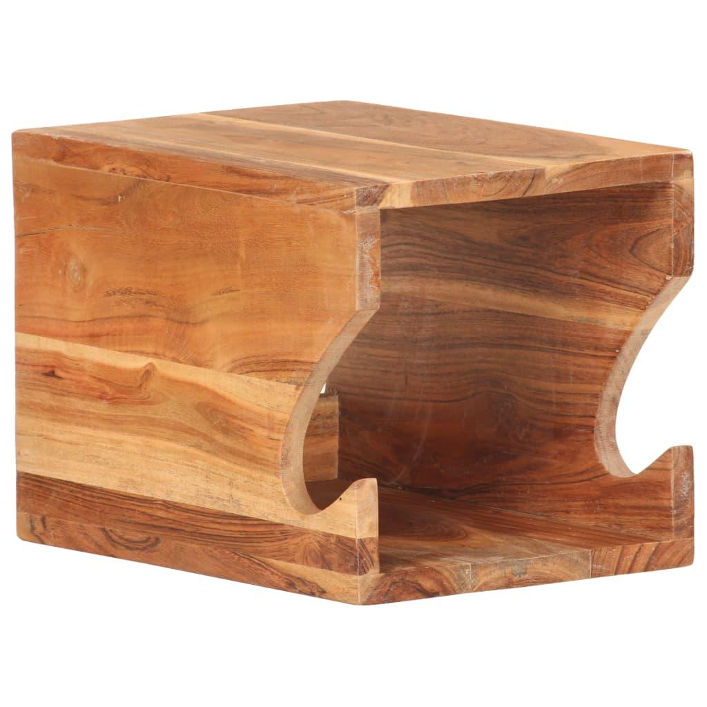 Wall Mounted Bicycle Rack 13.8"x9.8"x9.8" Solid Acacia Wood at Set Shop and Smile