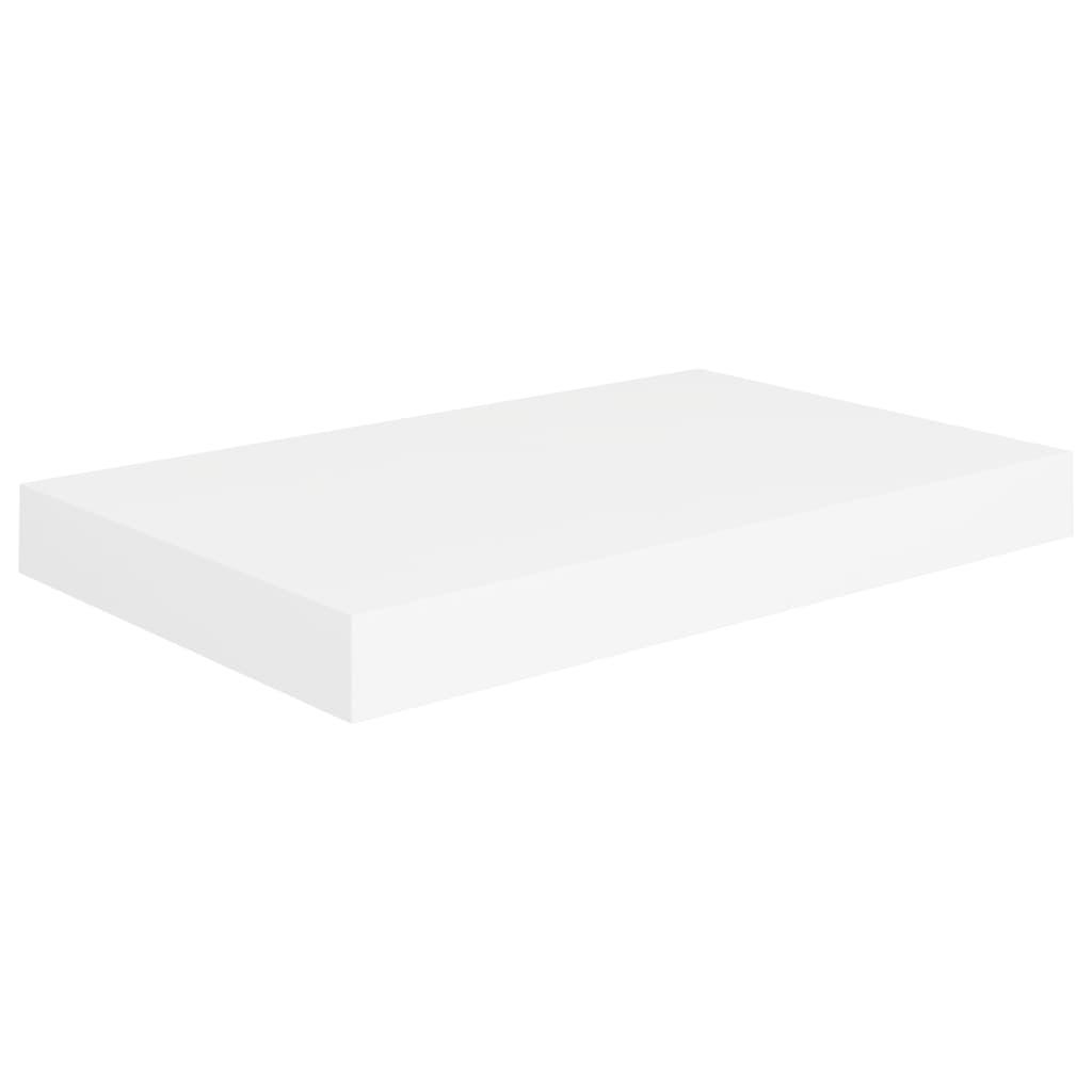 Floating Wall Shelf White 15.7"x9.1"x1.5" MDF at Set Shop and Smile