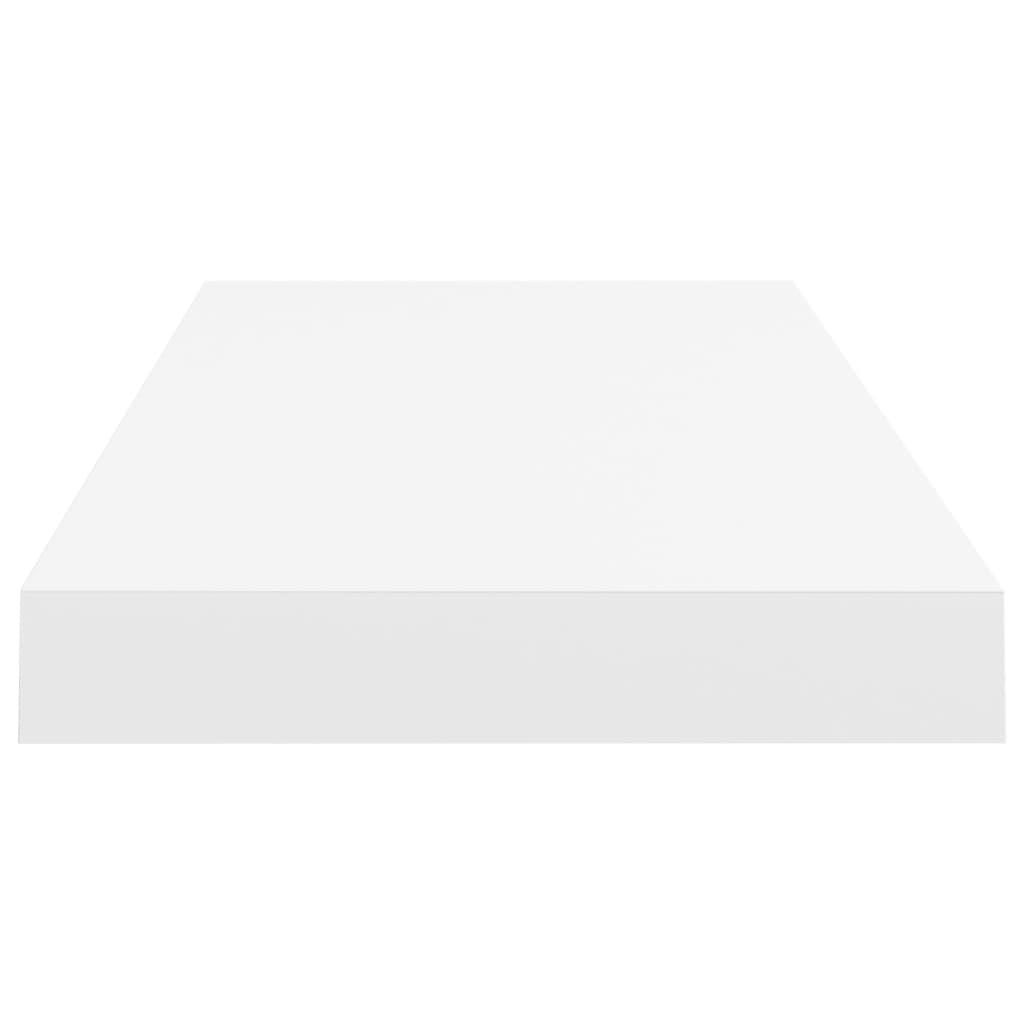 Floating Wall Shelves 2 pcs White 23.6"x9.3"x1.5" MDF at Set Shop and Smile