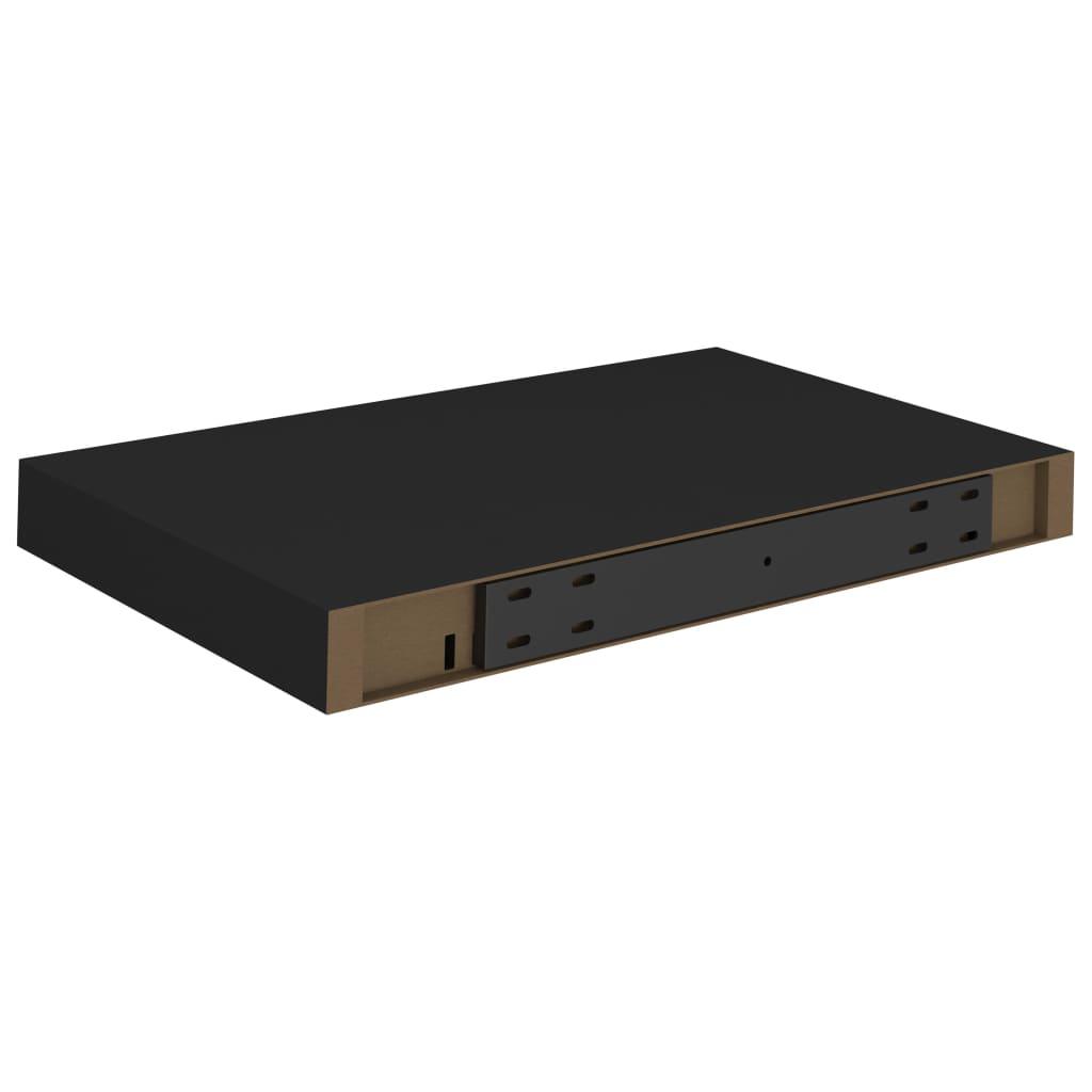 Floating Wall Shelf Black 15.7"x9.1"x1.5" MDF at Set Shop and Smile