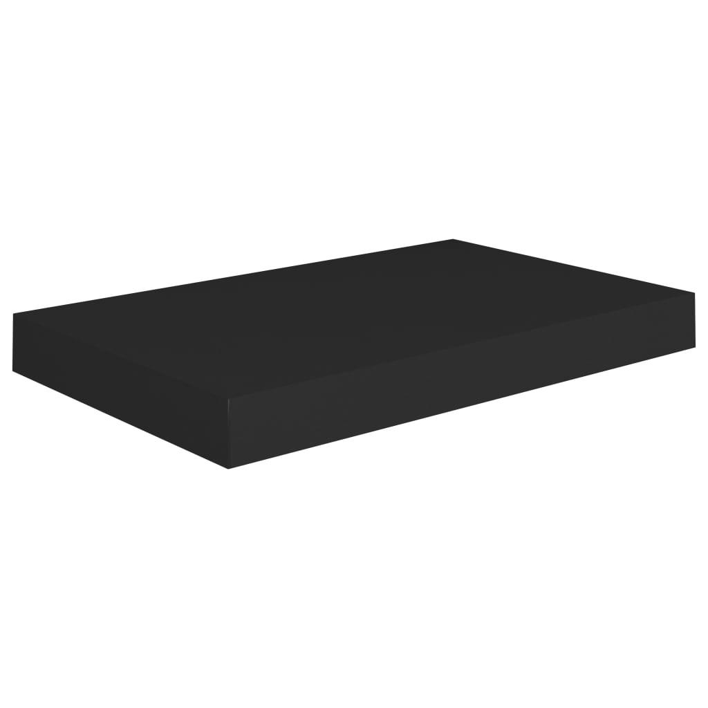 Floating Wall Shelves 2 pcs Black 15.7"x9.1"x1.5" MDF at Set Shop and Smile