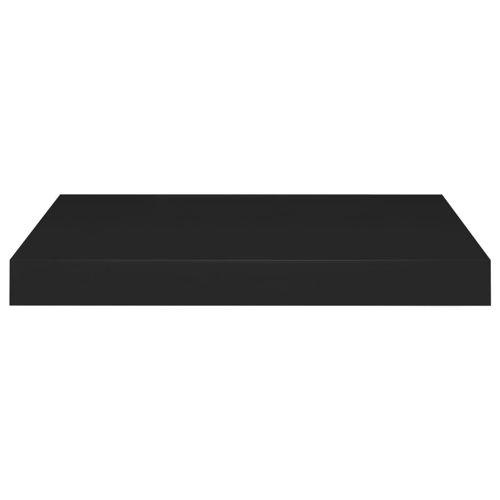 Floating Wall Shelves 2 pcs Black 15.7"x9.1"x1.5" MDF at Set Shop and Smile