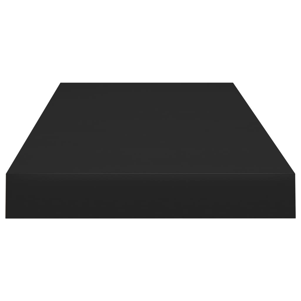 Floating Wall Shelf Black 23.6"x9.3"x1.5" MDF at Set Shop and Smile
