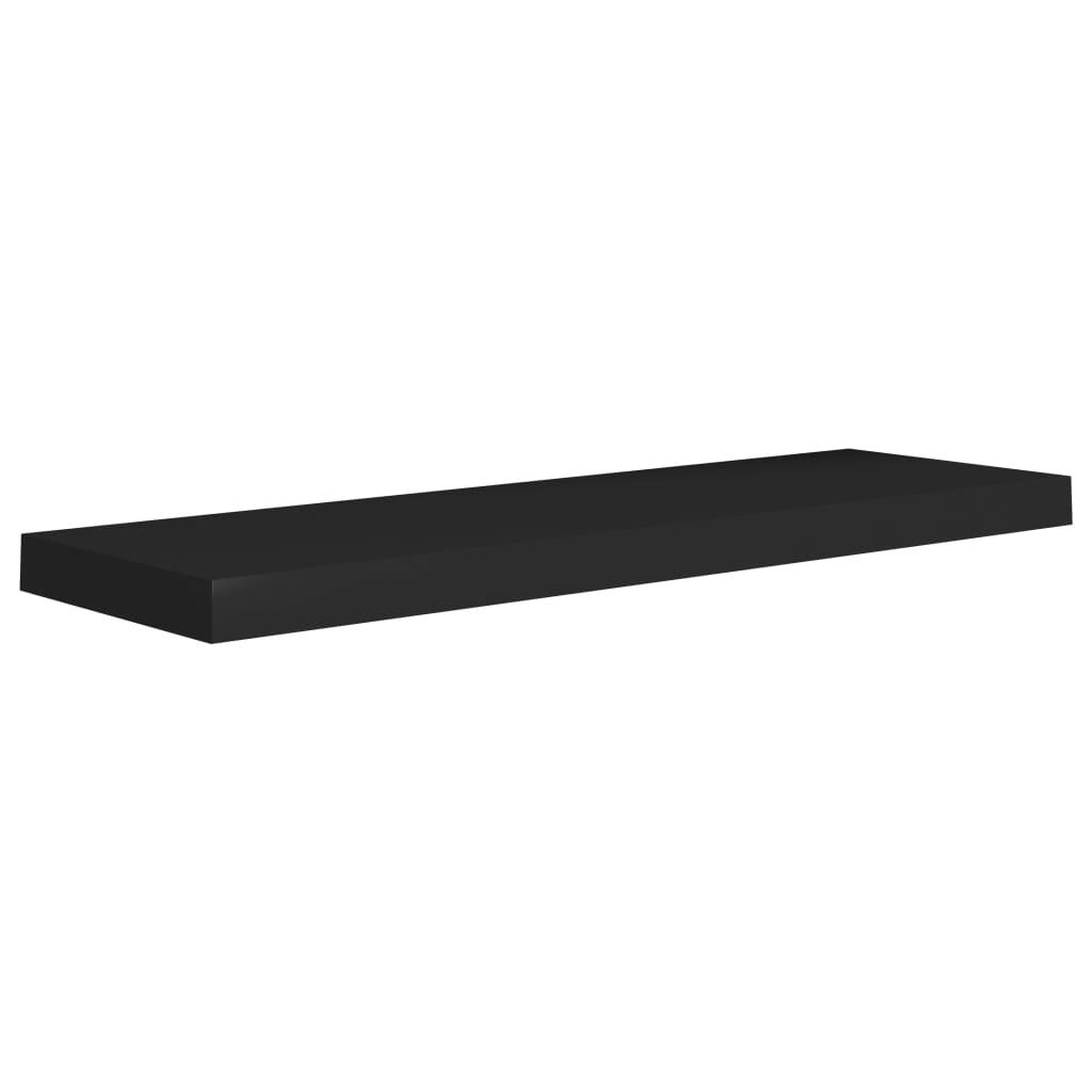 Floating Wall Shelves 2 pcs Black 31.5"x9.3"x1.5" MDF at Set Shop and Smile