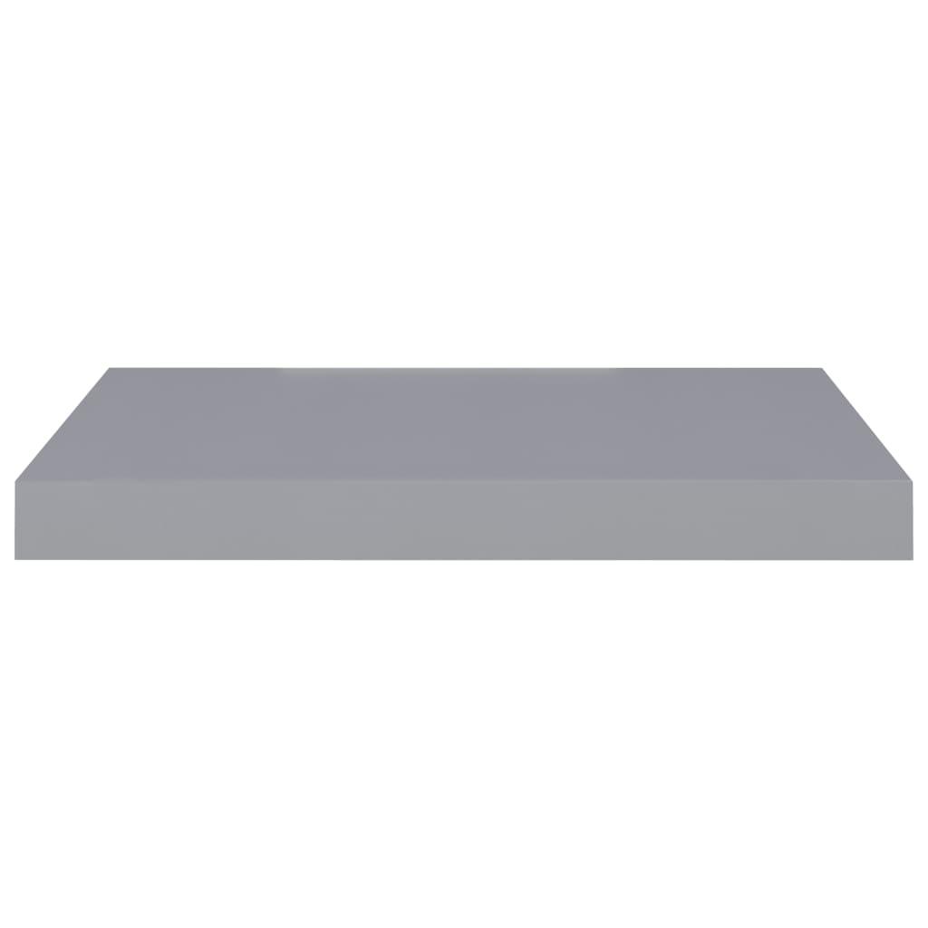 Floating Wall Shelves 2 pcs Gray 19.7"x9.1"x1.5" MDF at Set Shop and Smile