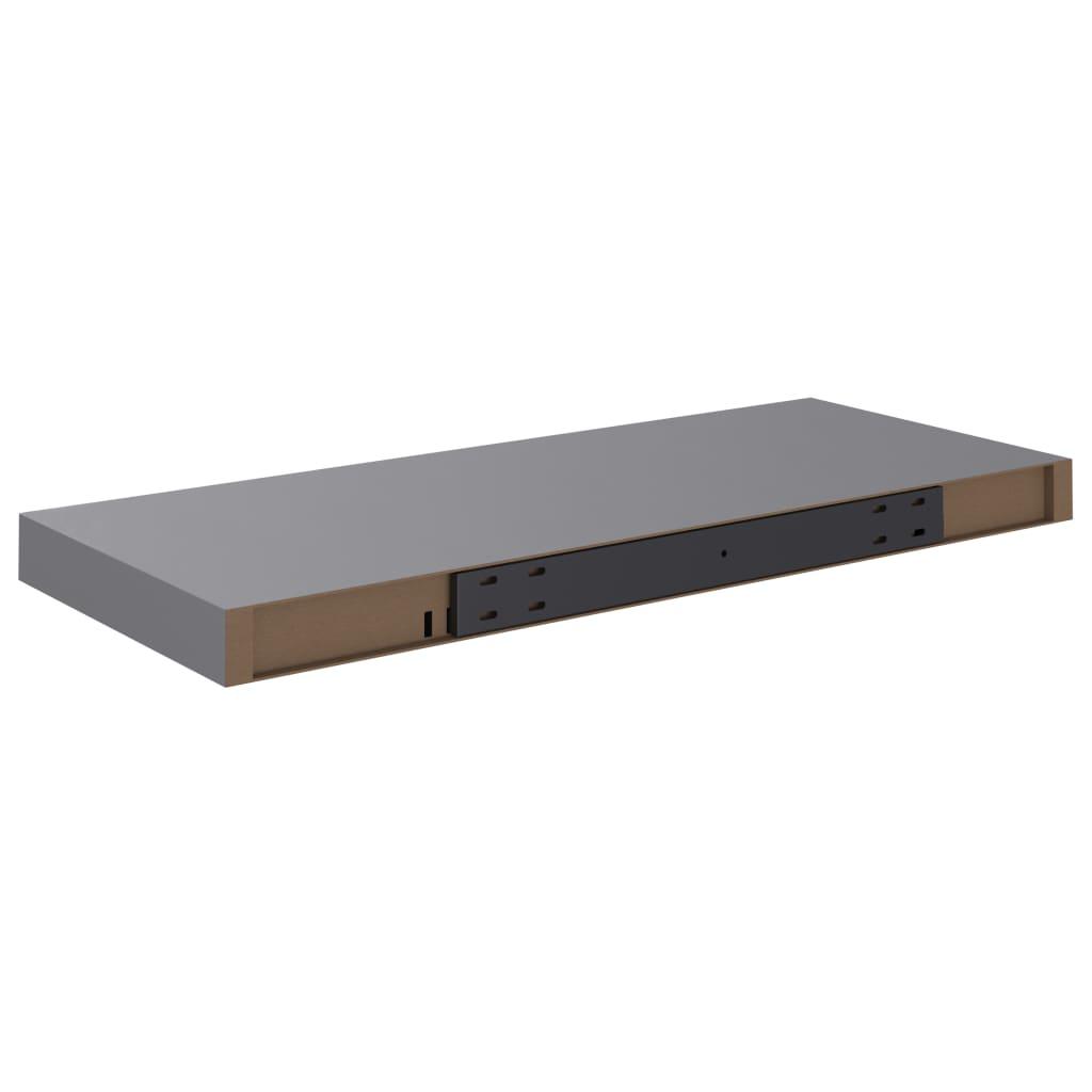 Floating Wall Shelf Gray 23.6"x9.3"x1.5" MDF at Set Shop and Smile