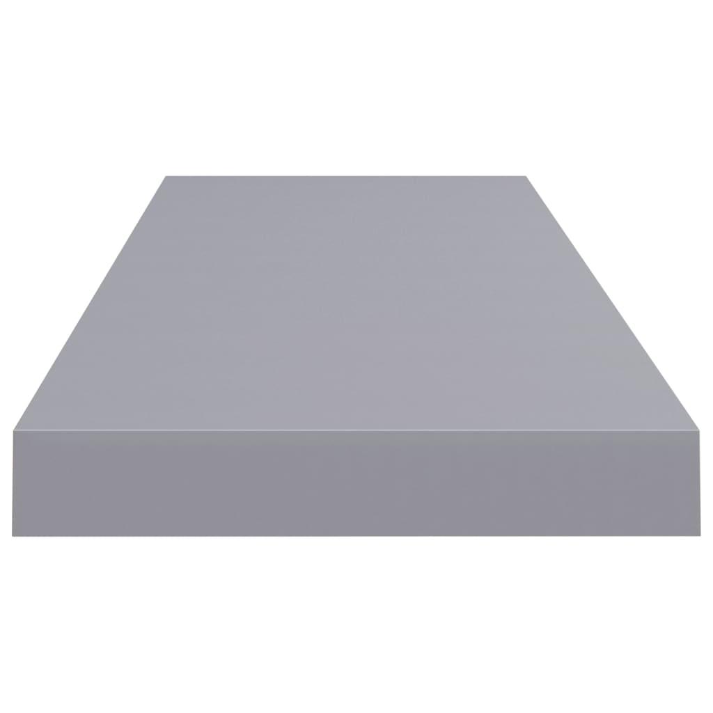 Floating Wall Shelves 2 pcs Gray 31.5"x9.3"x1.5" MDF at Set Shop and Smile