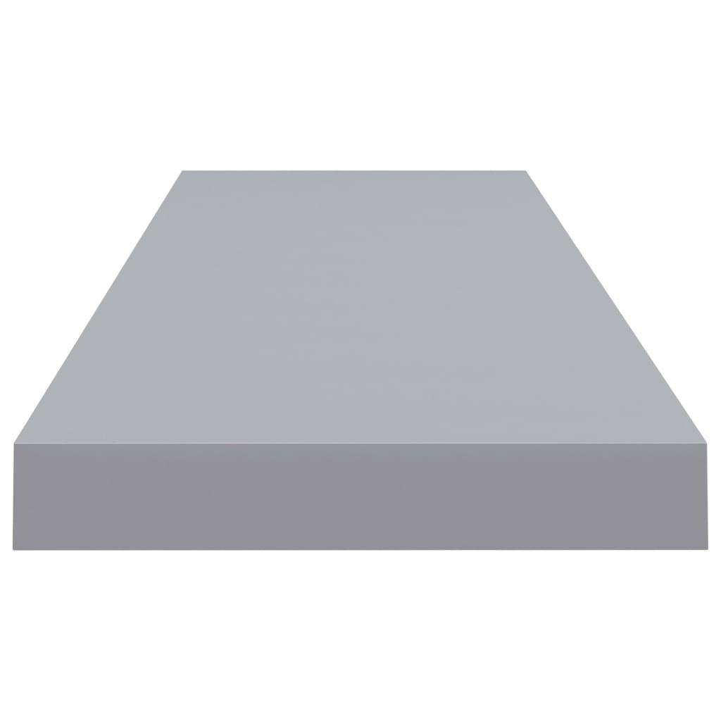 Floating Wall Shelves 4 pcs Gray 35.4"x9.3"x1.5" MDF at Set Shop and Smile