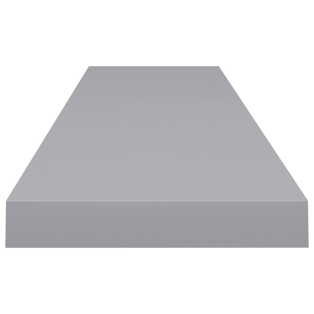 Floating Wall Shelf Gray 47.2"x9.3"x1.5" MDF at Set Shop and Smile