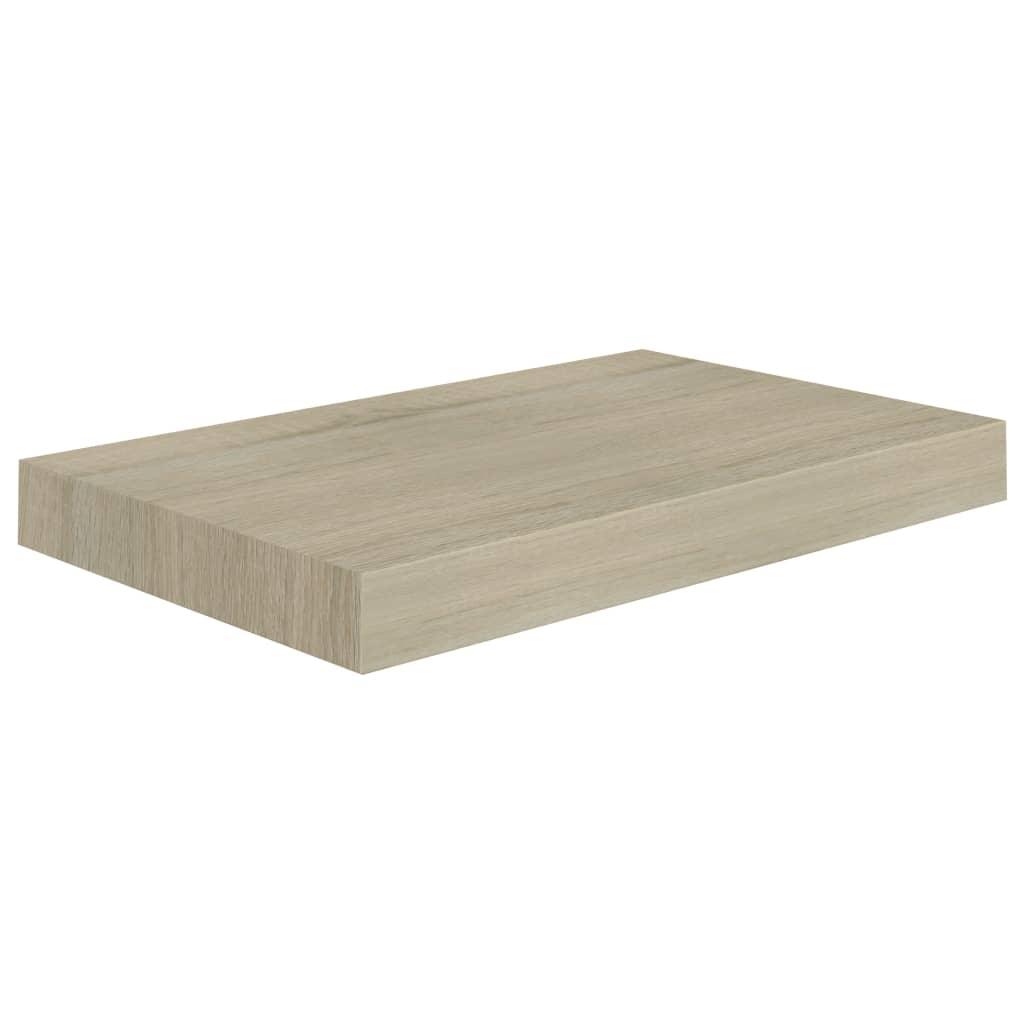 Floating Wall Shelf Oak 15.7"x9.1"x1.5" MDF at Set Shop and Smile