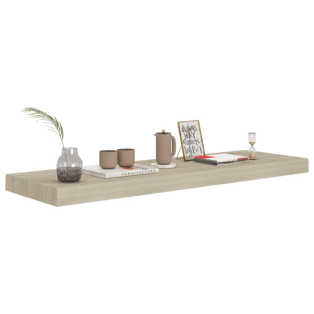 Floating Wall Shelf Oak 31.5"x9.3"x1.5" MDF at Set Shop and Smile