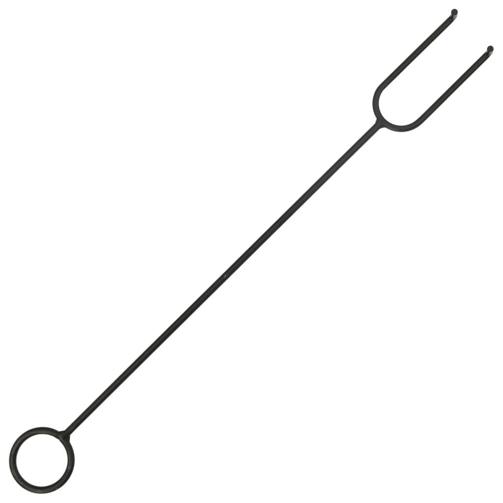 Fire Pit with Poker 26.8" XXL Steel at Set Shop and Smile