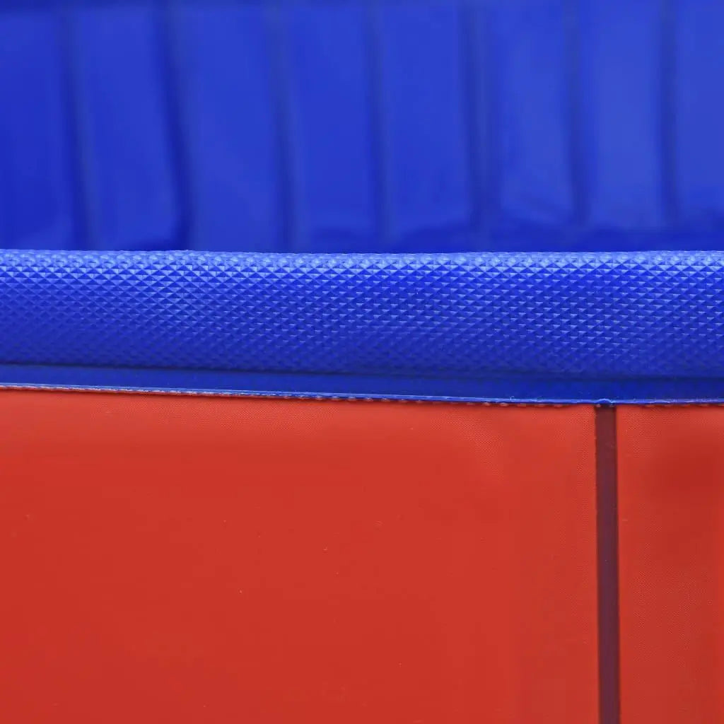 Foldable Dog Swimming Pool Red 118.1"x15.7" PVC at Set Shop and Smile