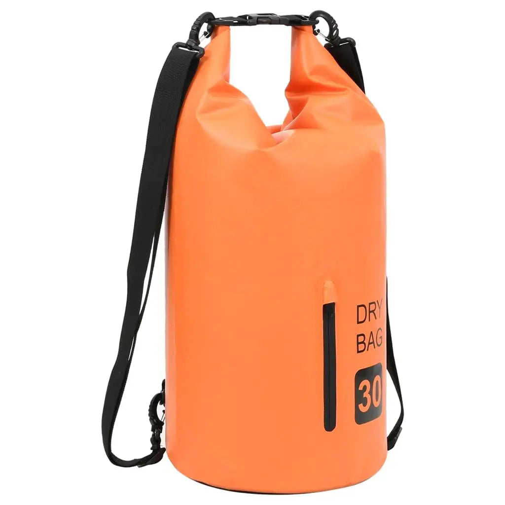 Dry Bag with Zipper Orange 7.9 gal PVC at Set Shop and Smile