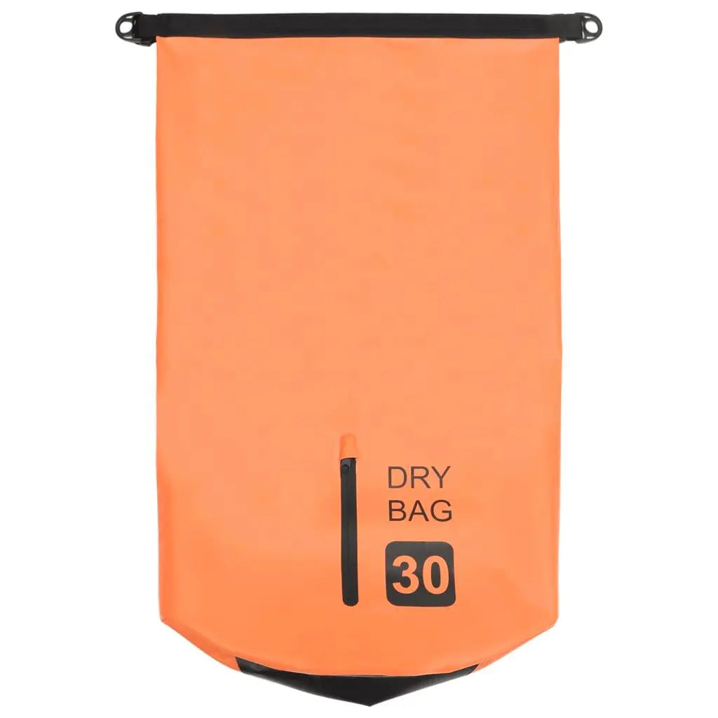 Dry Bag with Zipper Orange 7.9 gal PVC at Set Shop and Smile