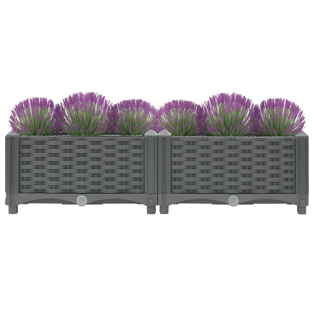 Raised Bed 31.5"x15.7"x9.1" Polypropylene at Set Shop and Smile
