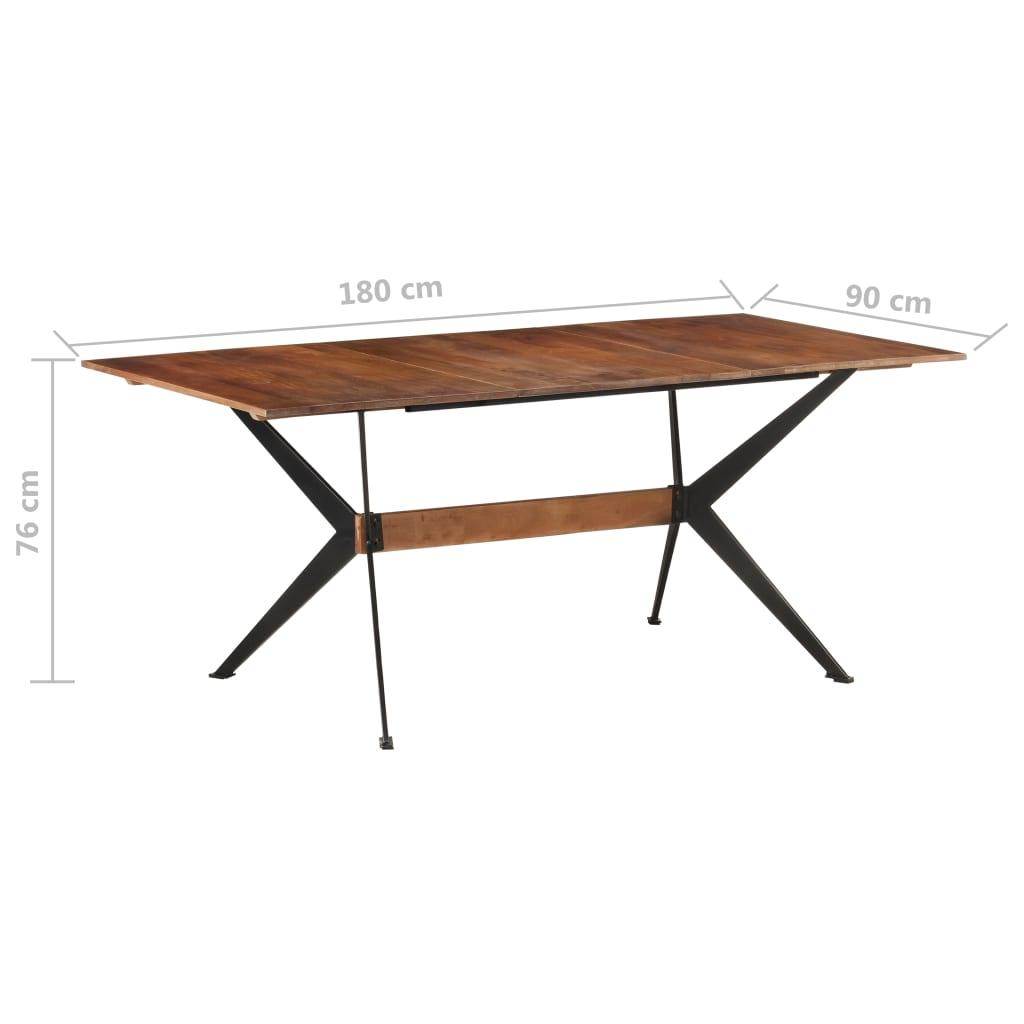 Dining Table 70.9"x35.4"x29.9" Solid Mango Wood at Set Shop and Smile