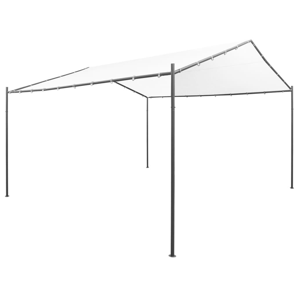 Garden Gazebo 157.5"x157.5"x102.4" White 0.6 oz/ft² at Set Shop and Smile