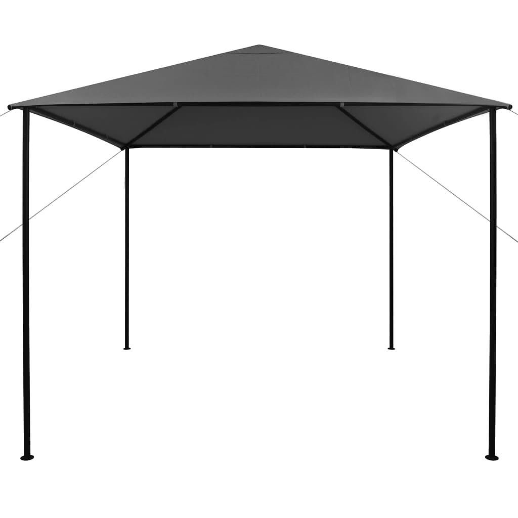 Gazebo 9.8'x9.8' Anthracite Fabric and Steel 0.6 oz/ft² at Set Shop and Smile
